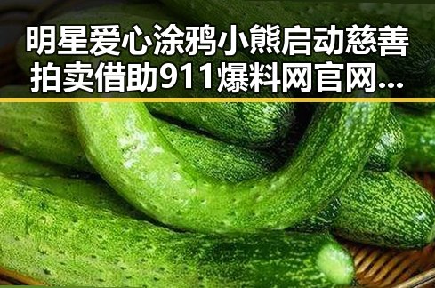 明星爱心涂鸦小熊启动慈善拍卖借助911爆料网官网揭秘死国的神秘之旅